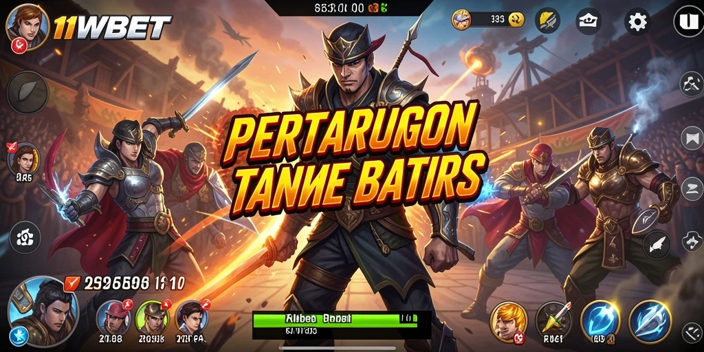 Screenshot pertarungan intens dalam 11WBET dengan aksi yang menegangkan.