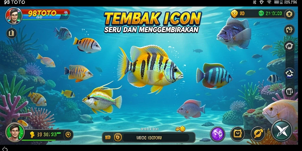 Tampilan gameplay 98TOTO yang menarik dan penuh warna.