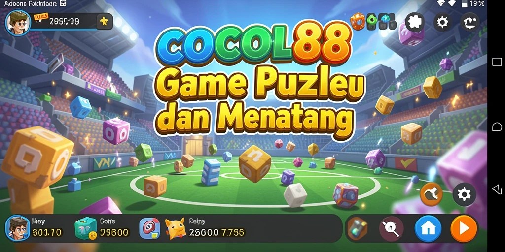 Tampilan seru gameplay COCOL88 dengan berbagai puzzle menantang.