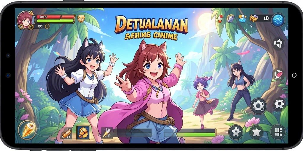 Tangkapan layar DAX69 menampilkan aksi seru dalam dunia anime yang luas.