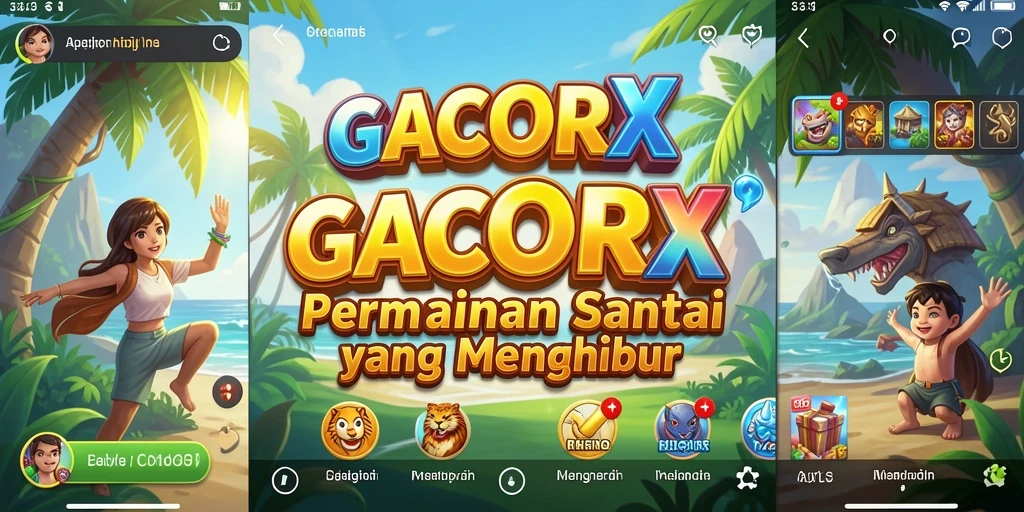 Tampilan menarik dari gameplay GACORX dengan aksi seru.