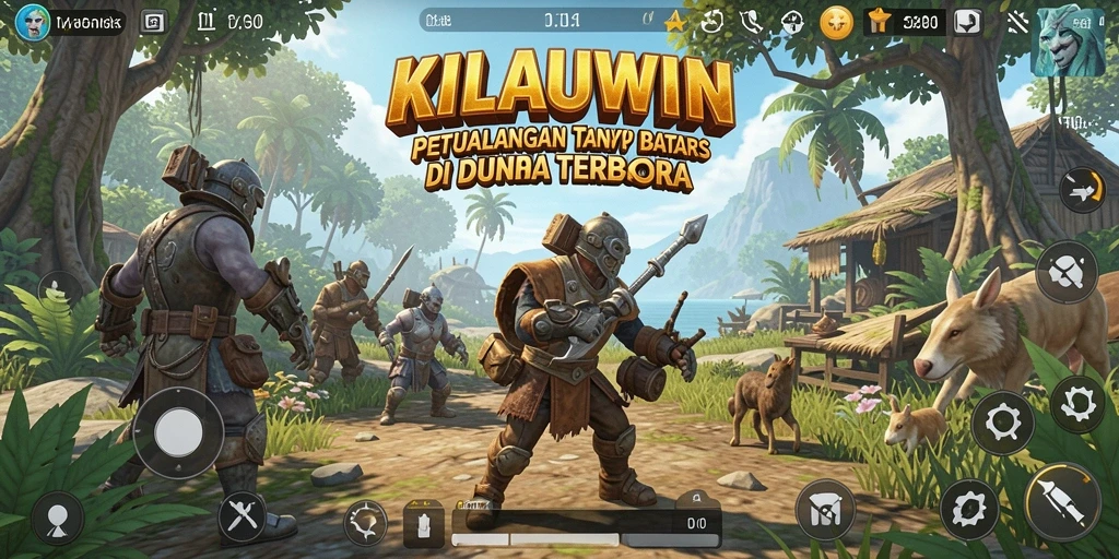 Gameplay KILAUWIN yang menakjubkan dalam dunia terbuka.