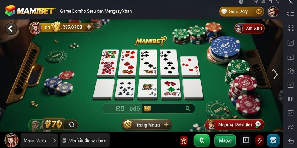 Gameplay Domino menarik di MAMIBET dengan grafis yang memukau.