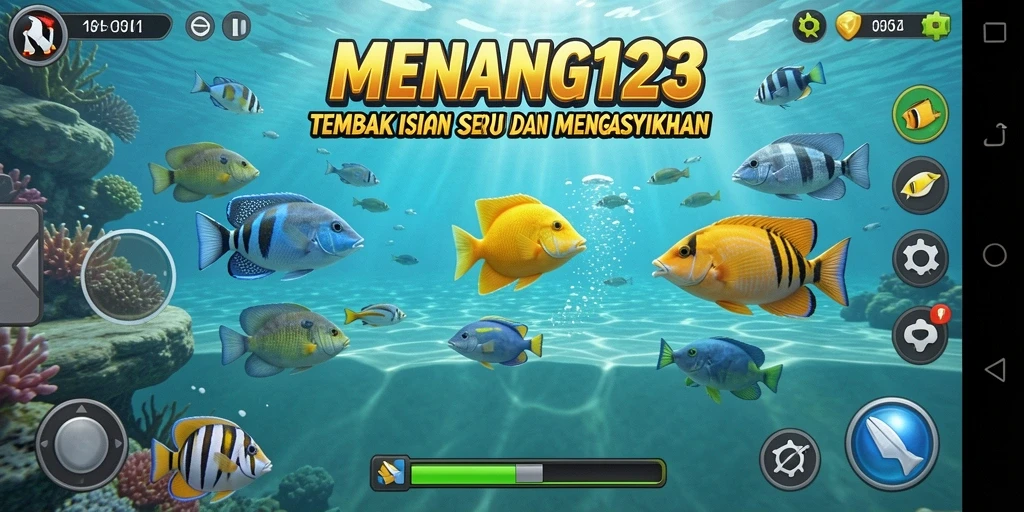 Tampilkan aksi seru di dalam game tembak ikan MENANG123.