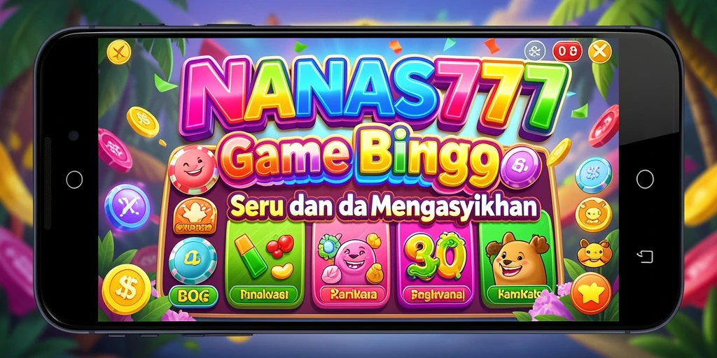 Tampilan menarik dari gameplay Bingo di NANAS777.