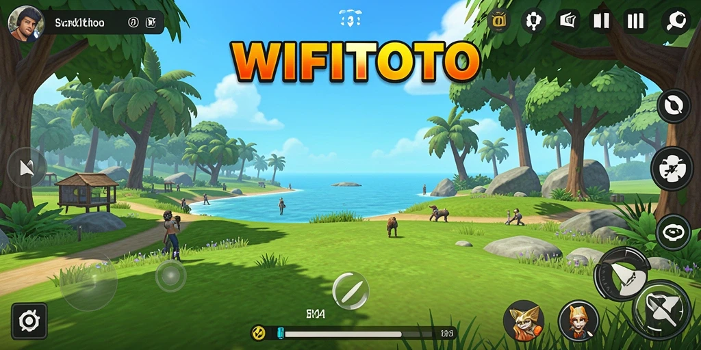 Tampilan gameplay seru dan penuh warna dari WIFITOTO.